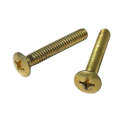 Picture of Danco 70-88934 Shower Bath Overflow Plate Screws Faucets&#44; Polished Brass