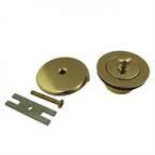 Picture of Danco 70-89238 Shower Overflow Plate & Lift & Turn Stopper Kit&#44; Polished Brass
