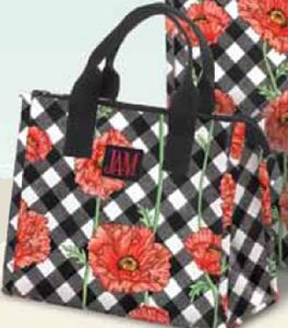 Joann Marrie Designs P2LBPC Polypropylene Poppy Chic Lunch Bag - Assorted Color