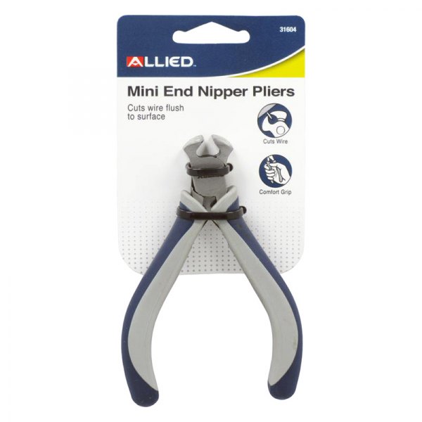 Picture of Allied International 31604 4.5 in. Mini End Nipper Pliers&#44; Gray & Blue