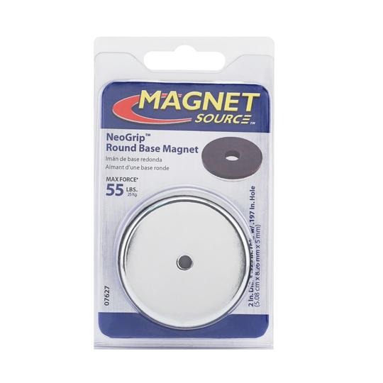 Picture of Master Magnetics 07627 2 x 0.325 in. Neogrip Round Base Magnet&#44; Chrome