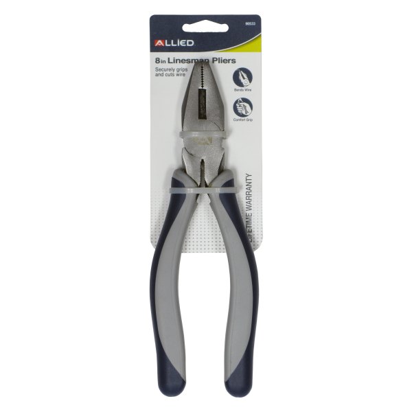 Picture of Allied International 90533 8 in. Linesman Pliers&#44; Gray & Blue