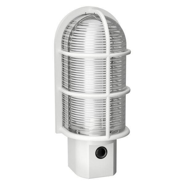 Picture of Amertac NL-CAGE-W 3.5 x 1.5 x 1 in. Industrial Cage LED Path Night Light&#44; White
