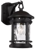 Picture of Bel Air Lighting CB-40370-1 BK 12.5 in. 1 Light Boardwalk Wall Lantern Small with Water Glass Type&#44; Black Finish