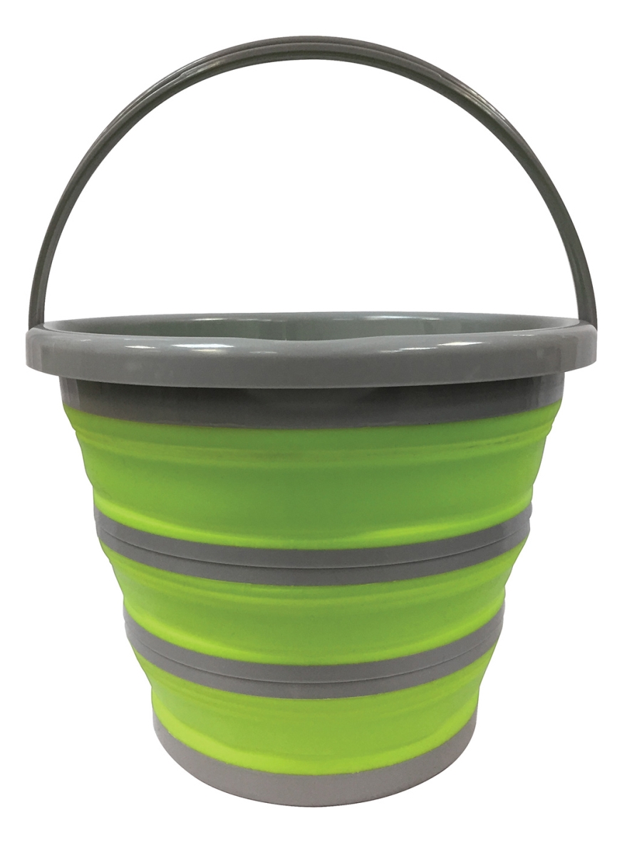 Picture of Centurion 1402 10 Liter Collapsible Bucket&#44; Lime Green-Grey
