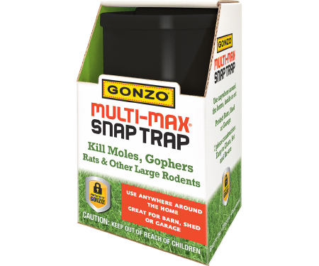 Picture of Gonzo 5018 Large Black Multi-Max Snap Trap&#44; 7 x 3.75 x 4.125 in.