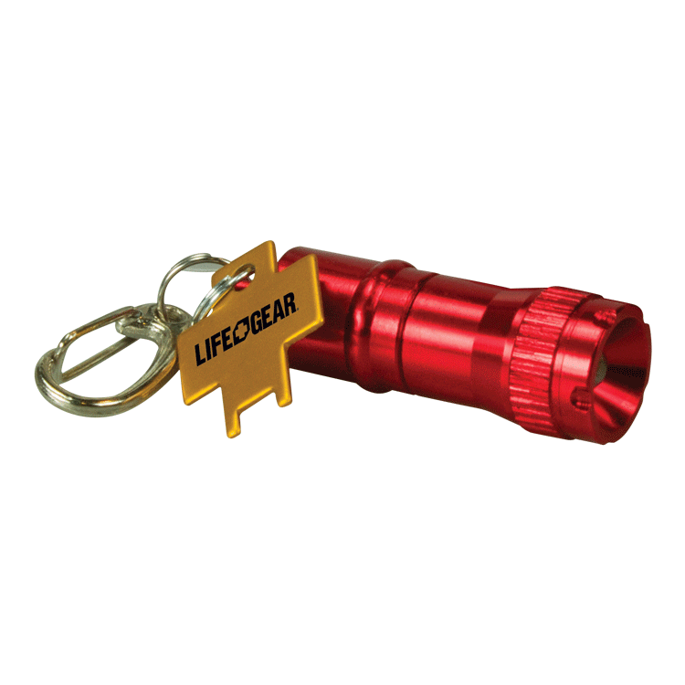 Lumens LED Mini Aluminum Keychain Flashlight  Assorted Colors