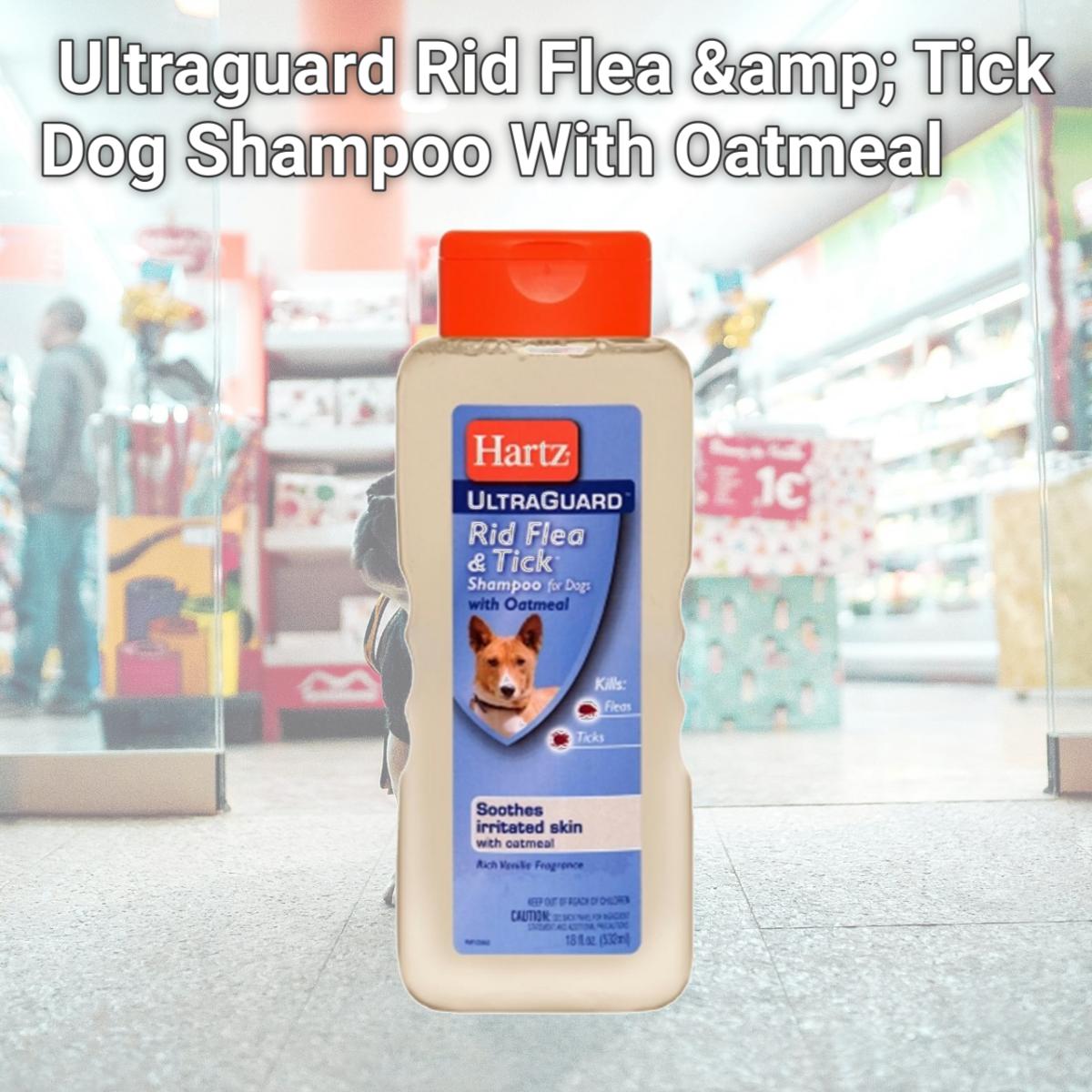 Picture of Hartz Ultraguard Rid Flea &amp; Tick Dog Shampoo With Oatmeal  02305