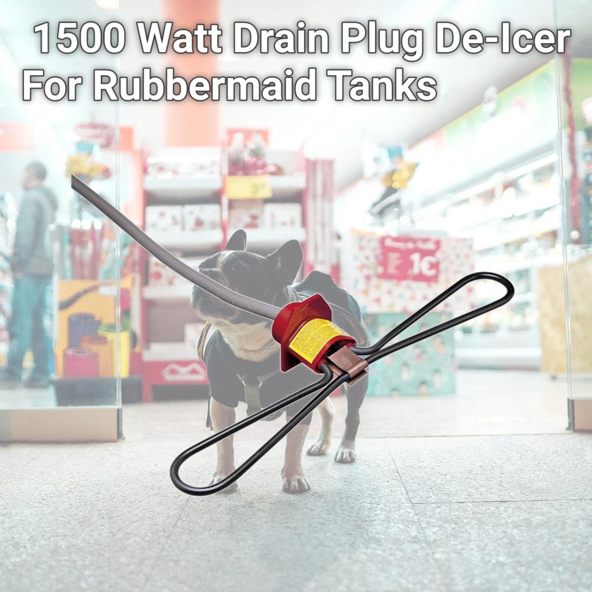 Picture of Allied Precision Ind 1500 Watt Drain Plug De-Icer For Rubbermaid Tanks  15DP