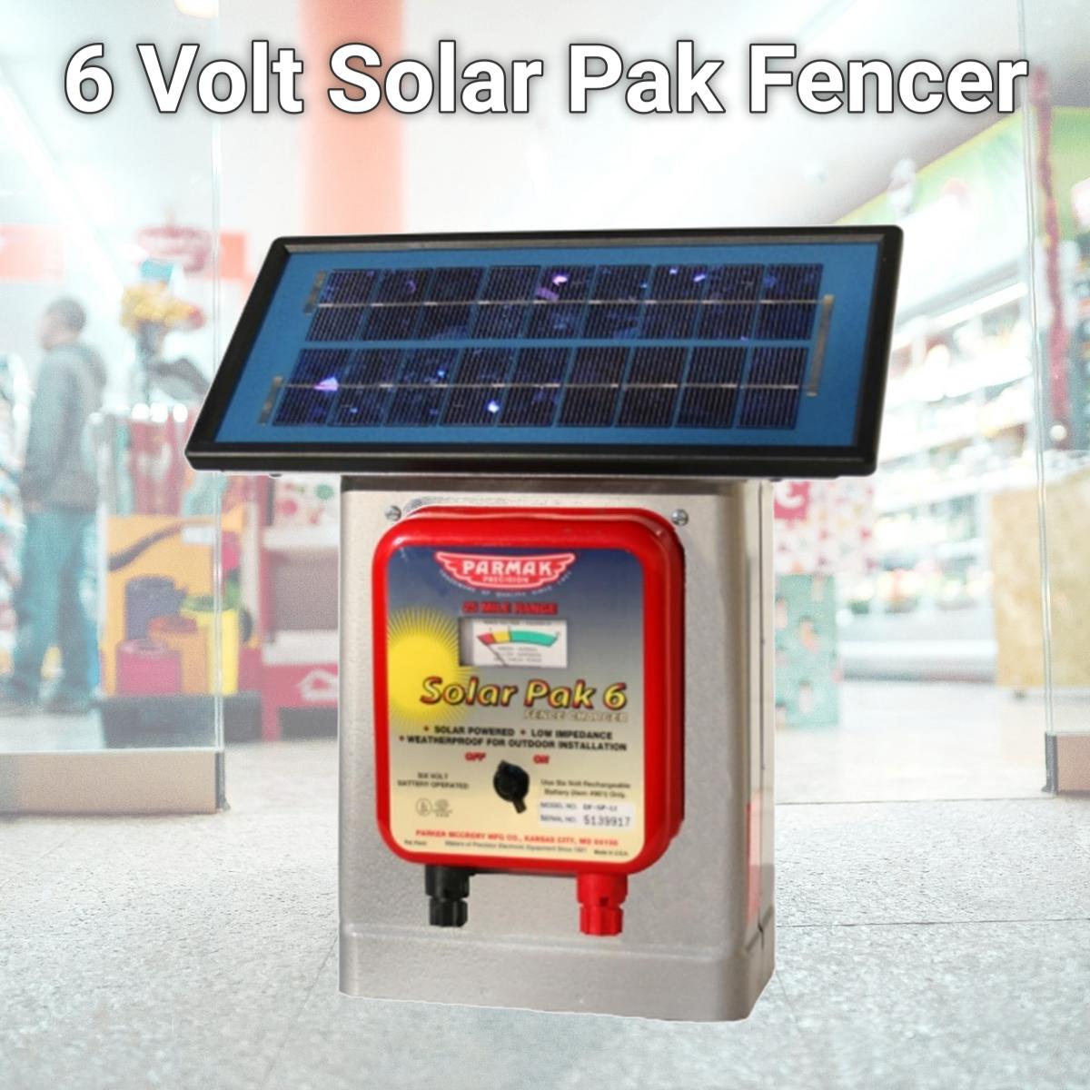 Picture of Parker Mccrory 6 Volt Solar Pak Fencer  DF-SP-LI