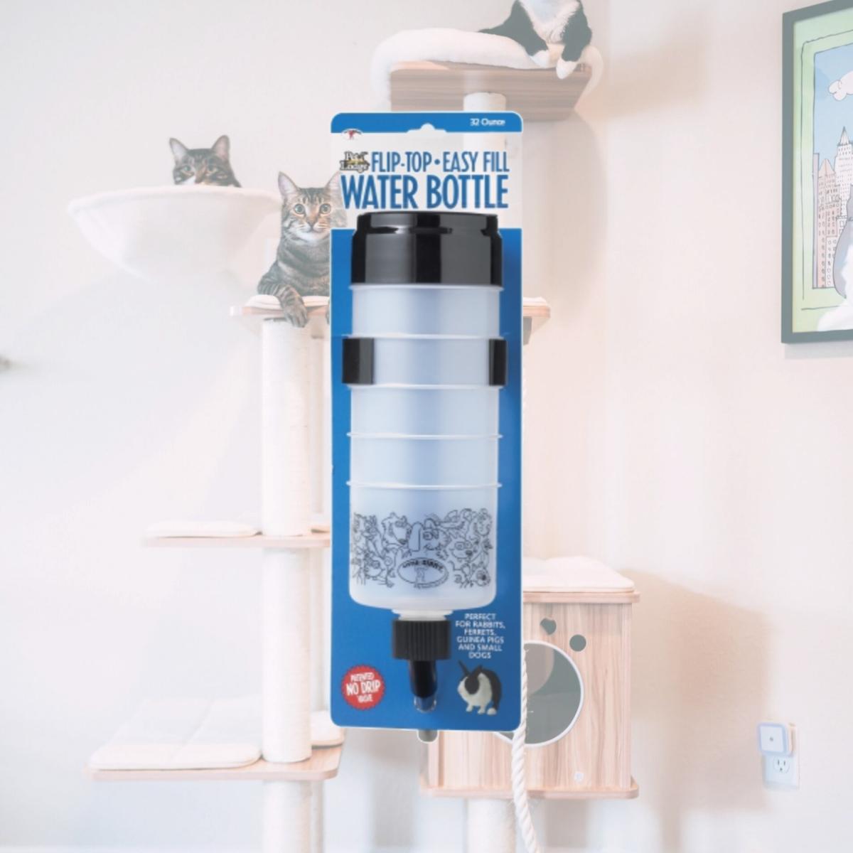 Picture of Miller Manufacturing FTB32 32 Oz Fliptop Cage Water Bottle