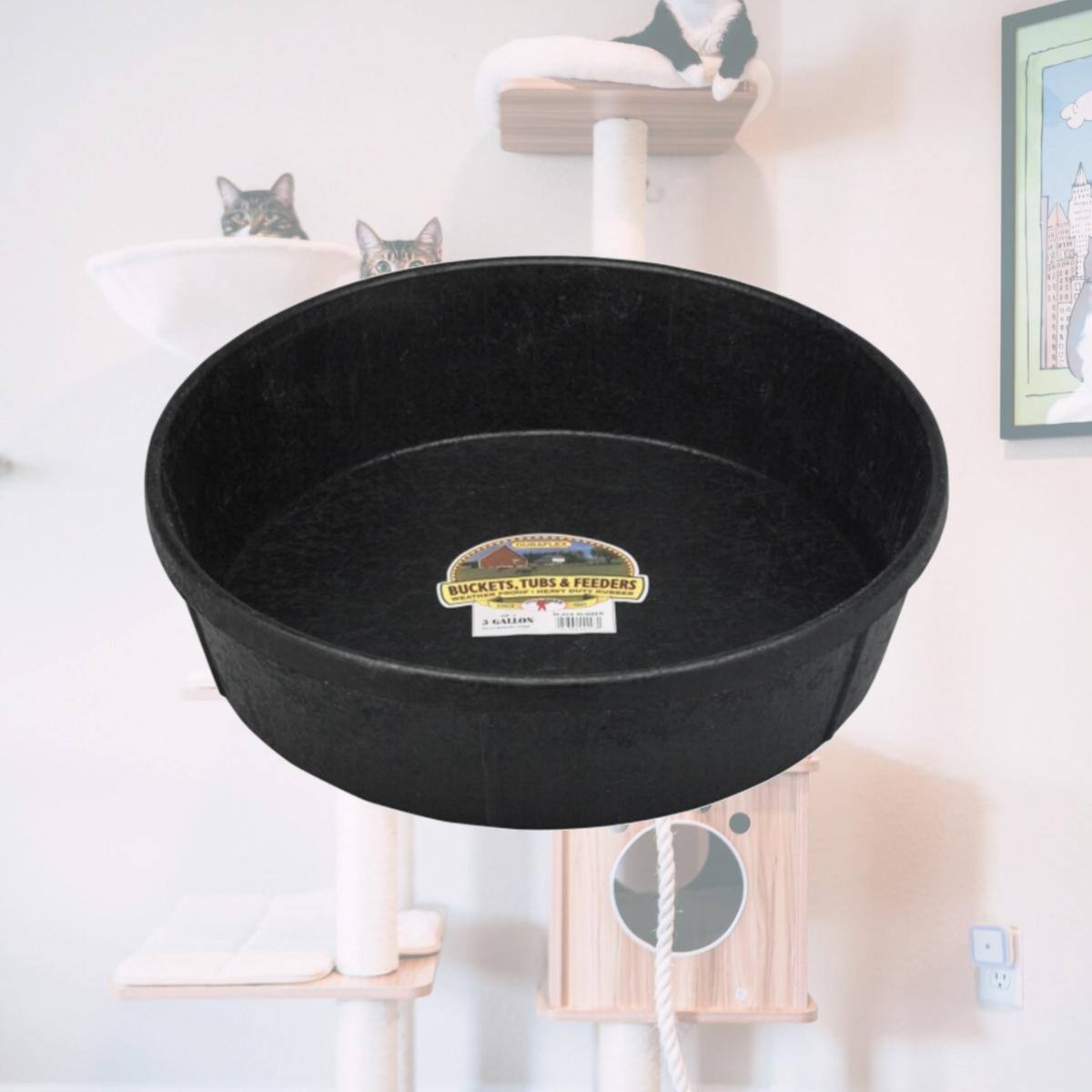 Picture of Miller Manufacturing HP-3 3 Gallon Rubber Feed Pans