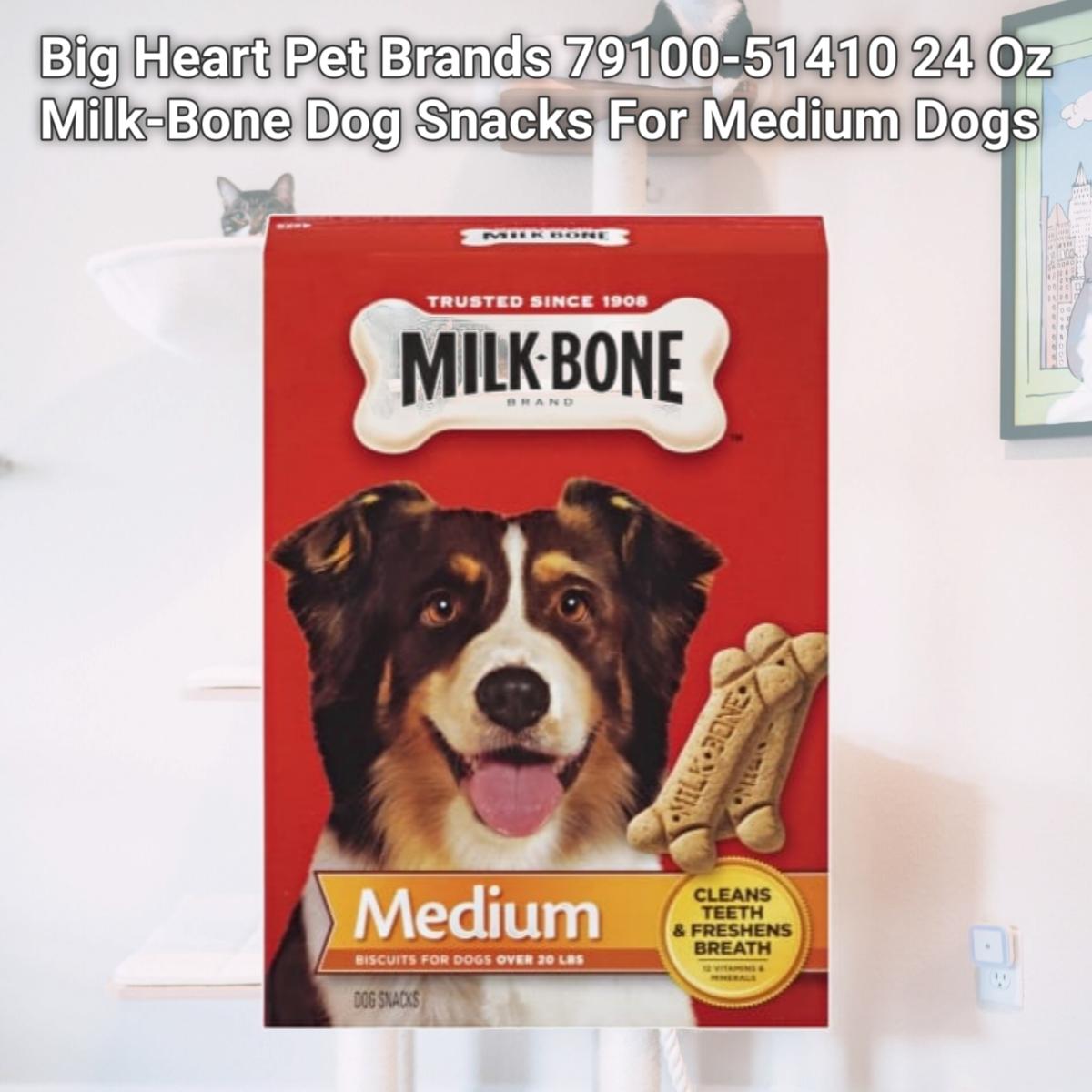 Picture of Big Heart Pet Brands 79100-51410 24 Oz Milk-Bone Dog Snacks For Medium Dogs
