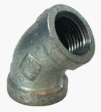 510-200HC 0.12 in. Galvanized 45 Deg Elbow