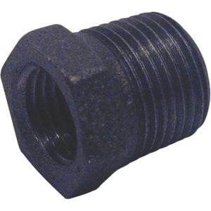 521-986HC 2 x 1.25 in. Black Hexagon Bushing