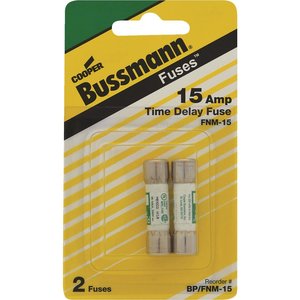 Picture of Eaton Cooper-Bussman BP-FNM-15 15 A Cartridge Fuse Time Delay - Pack of 2