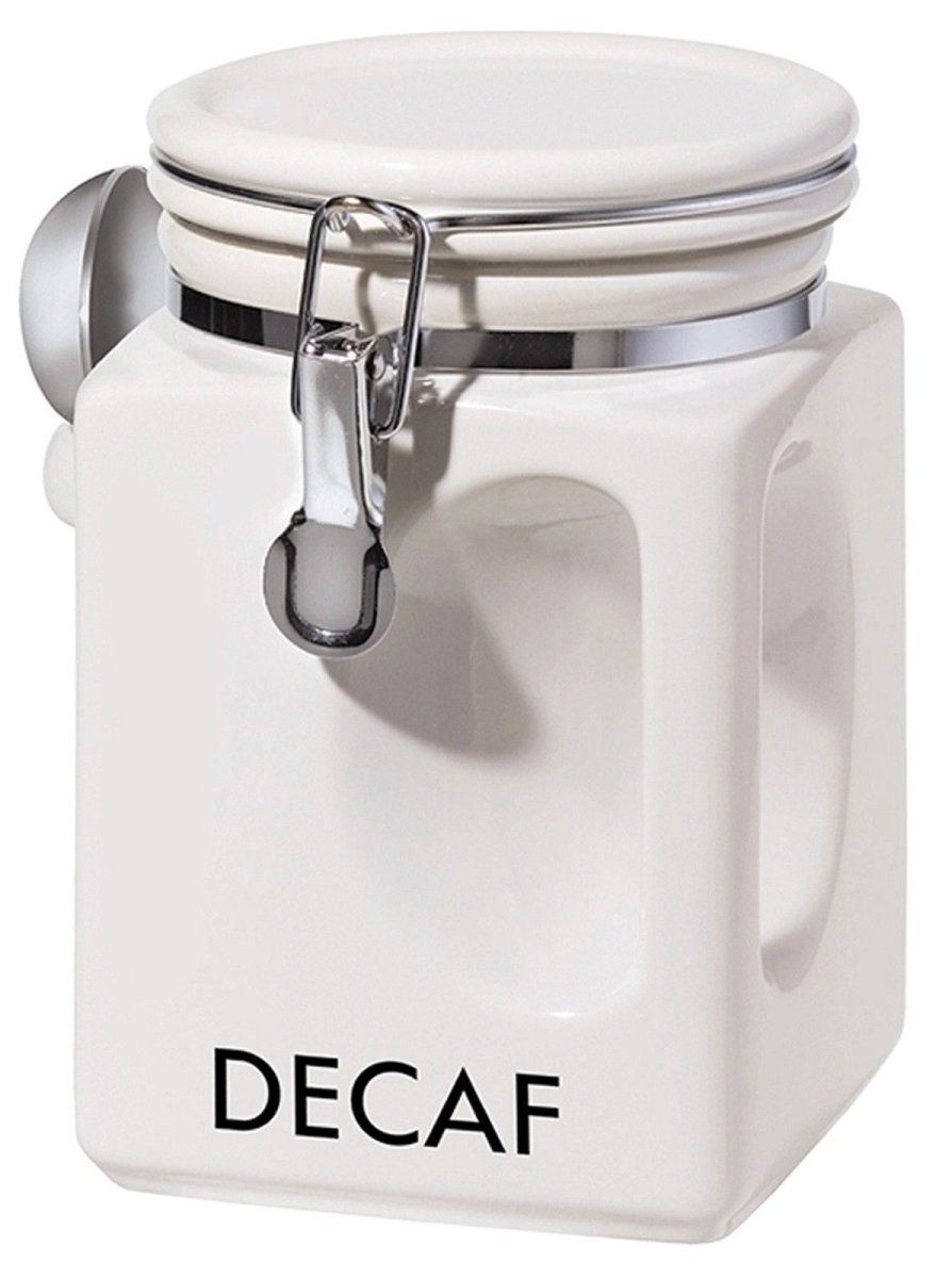 Picture of Oggi 5829.1 Ez Grip Decaf Coffee Canister&#44; White