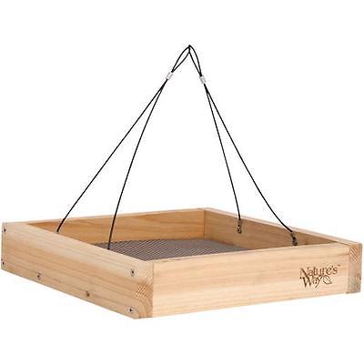 Picture of NatureS Way Bird Products CWF3 Tray Bird Feeder Cedar