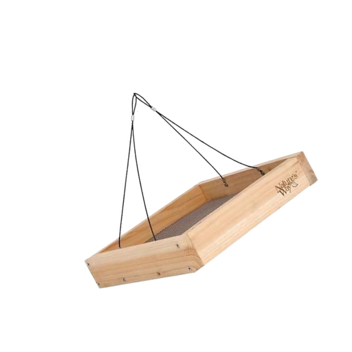 Picture of NatureS Way Bird Products CWF3 Tray Bird Feeder Cedar