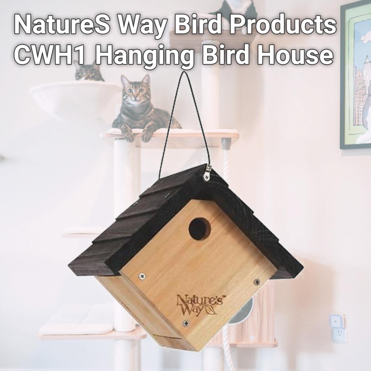 Picture of NatureS Way Bird Products CWH1 Hanging Bird House