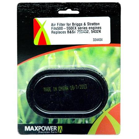 Picture of Maxpower Precision Parts 334404 Air Filter for Briggs & Stratton&#44; Black