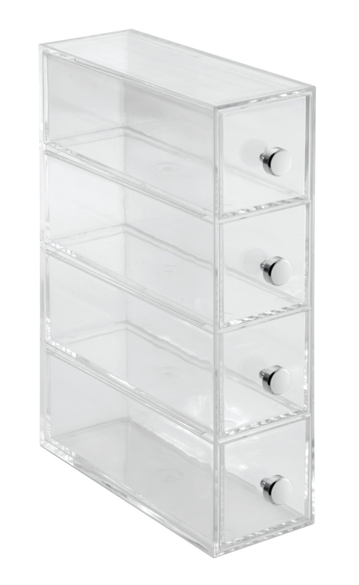 Picture of Interdesign 36560 4 Drawer Clarity Flip Tower