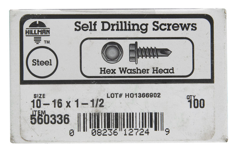 Picture of ACEDS 5034269 10-16 x 1.5 in. Hex Washer Head Self Drilling Screw