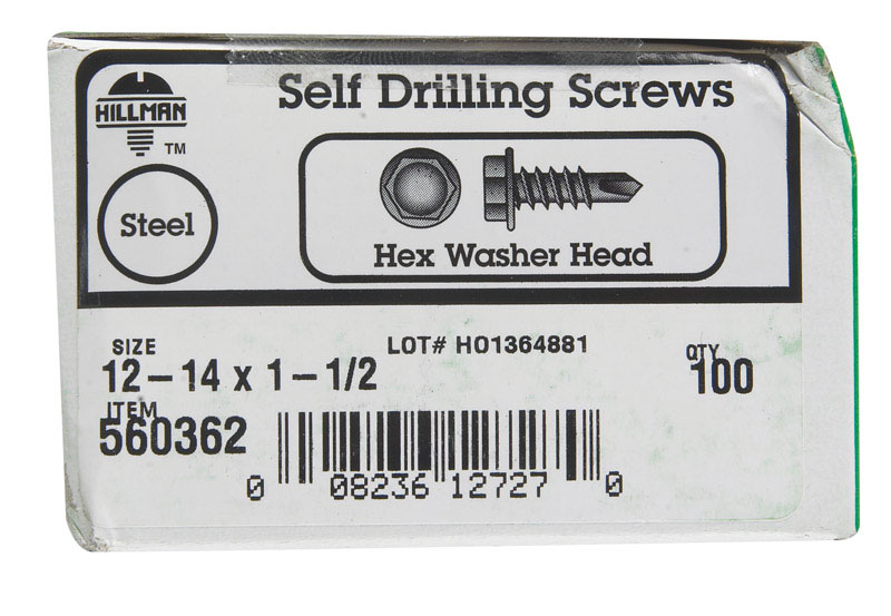 Picture of ACEDS 5034293 12-14 x 1.5 in. Hex Washer Head Self Drilling Screw
