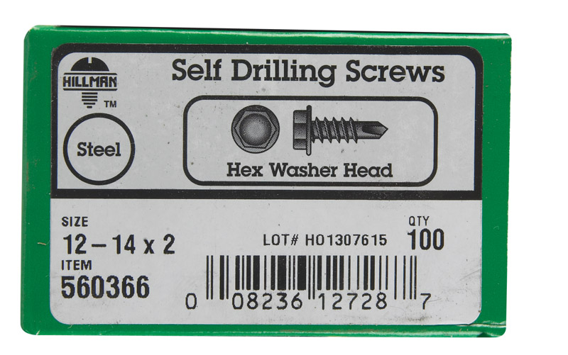 Picture of ACEDS 5034301 12-14 x 2 in. Hex Washer Head Self Drilling Screw