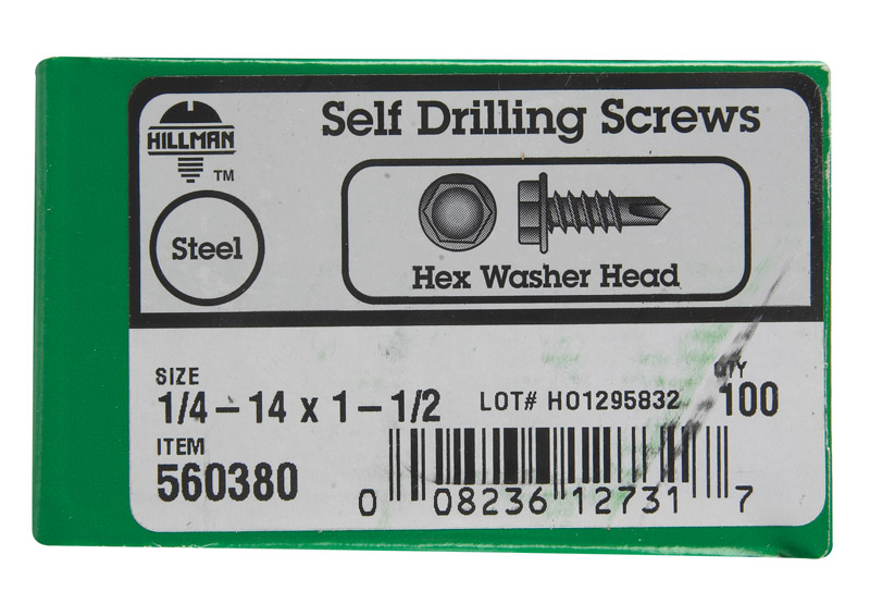Picture of ACEDS 5034335 0.25-14 x 1.5 in. Hex Washer Head Self Drilling Screw
