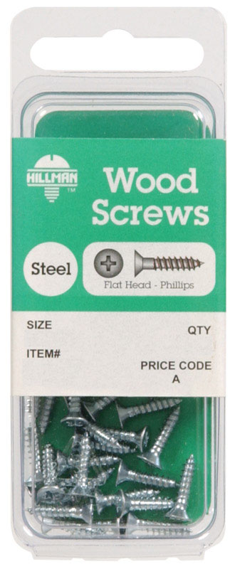 Picture of ACEDS 5103064 10 x 0.75 in. Phillip Flat Head Wood Screw - Card of 15- pack of 10
