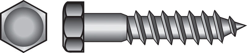 Picture of ACEDS 57215 0.25 x 2.5 in. Hex Lag Screw  Zinc