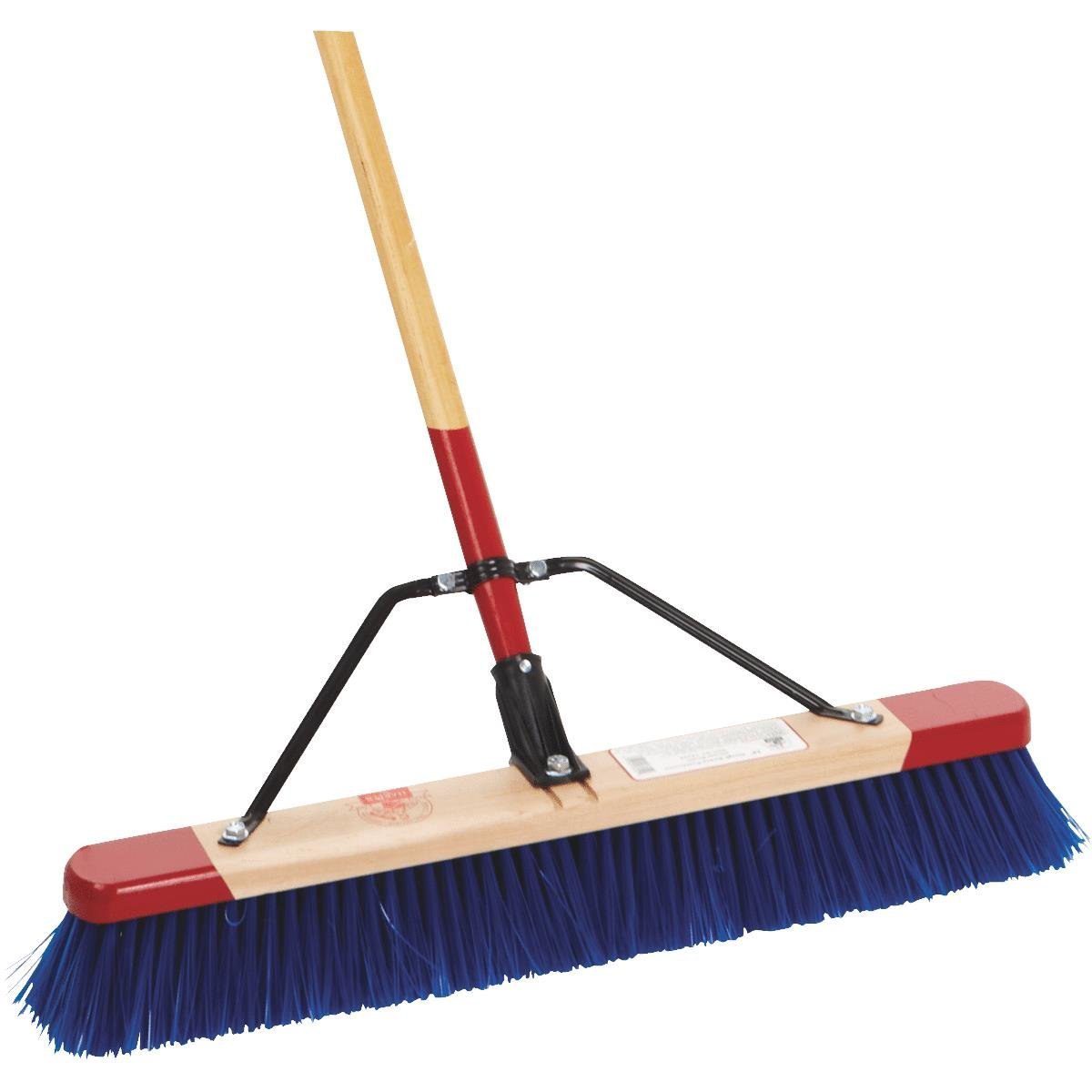 Picture of Amesmpanies - Harper 7924A 24 in. Rough Surface Wood Handle Push Broom&#44; Blue