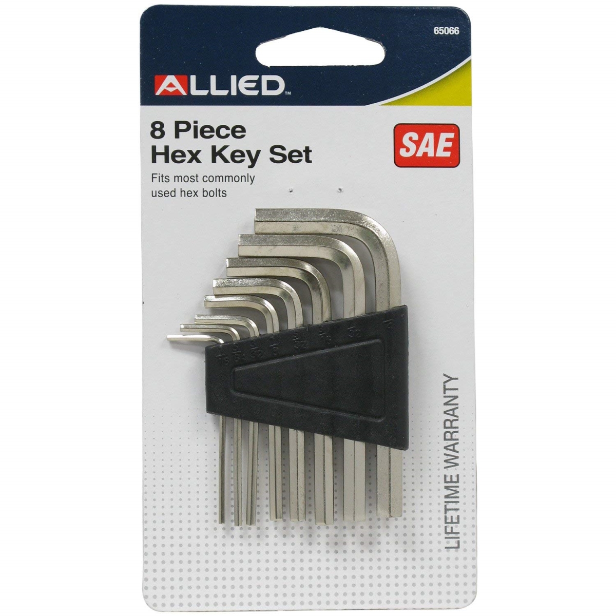 Picture of Allied International 65066 0.06-0.25 in. SAE Hex Key Set - 8 Piece