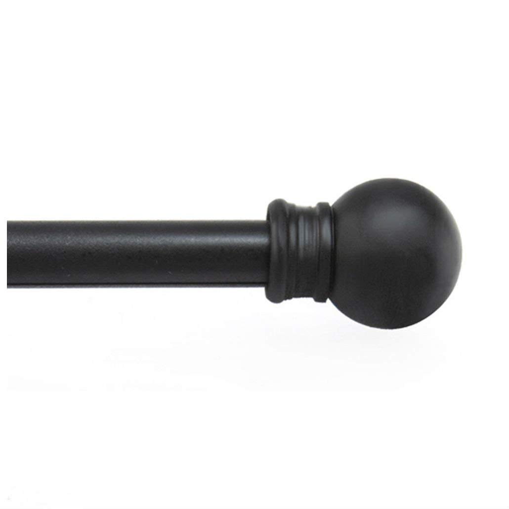 Kenney Black Fiona Cafe Rod 28 in. L X 48 in. L