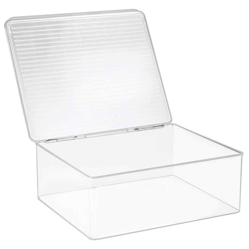Picture of InterDesign 67730 11.3 x 13.3 x 5 in. Clear Kitchen Binz Stackable Storage Box with Lid