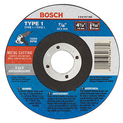 Picture of Bosch CW1M450 4.5 x 0.09 in. Angle Grinder Cutoff Blade Pack of  25
