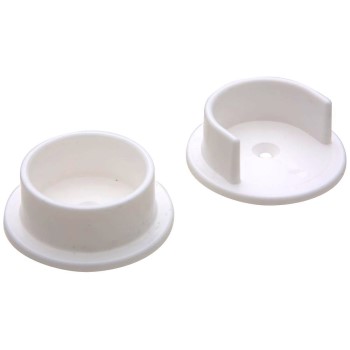 Plastic Pole Socket - White