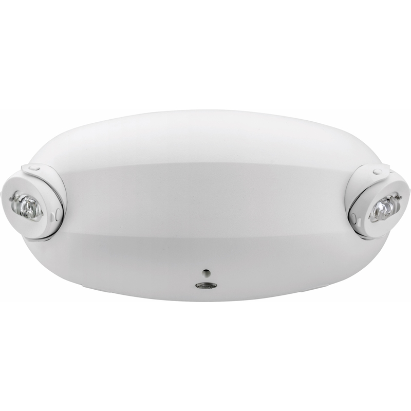 264E6T Metal Emergency Light Switch Hardwired - White