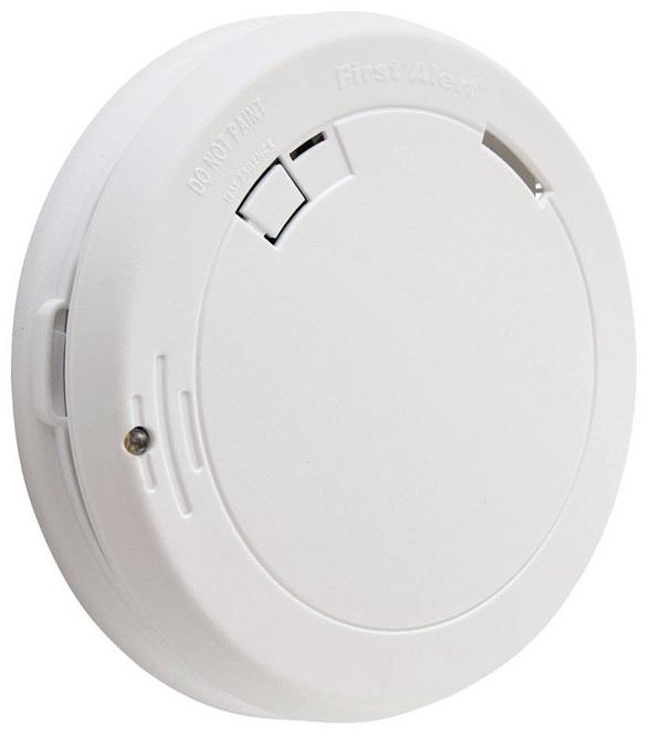 Picture of First Alert 1039856 Battery Photoelectric Smoke Alarm with Escape Light