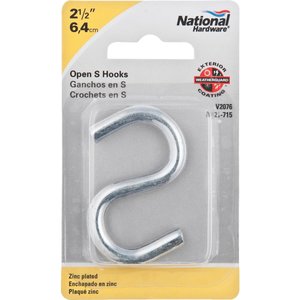 Stanley National Hardware N121-715 2.5 in. Heavy Open S Hook