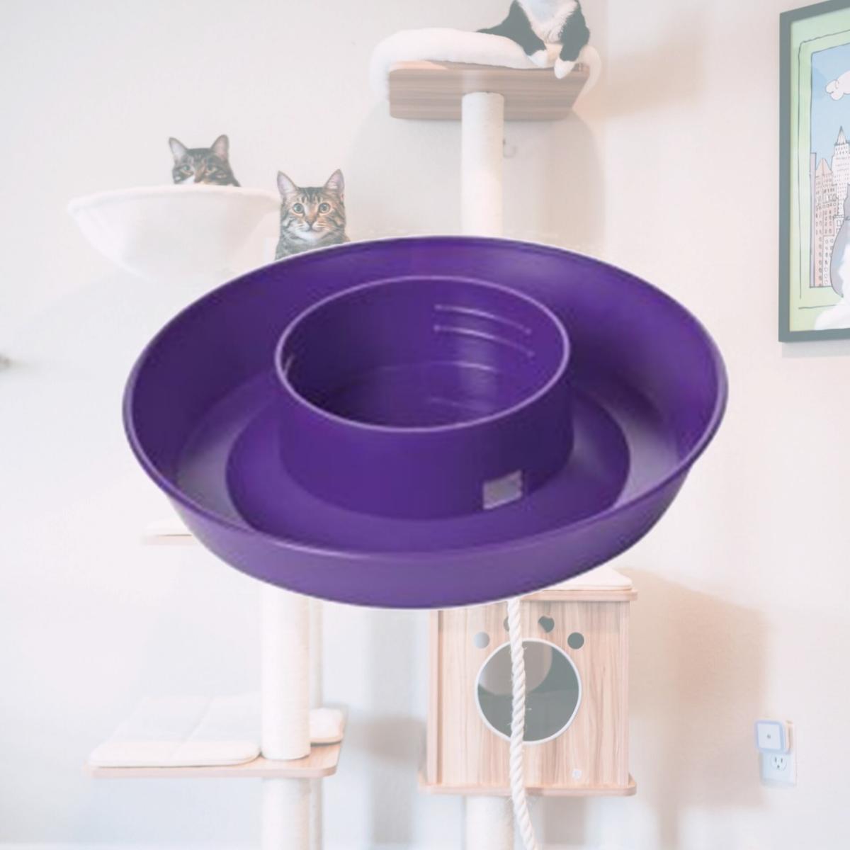 Picture of Miller Manufacturing 740PURPLE 1 qt. Screw-On Poultry Waterer Base, Purple