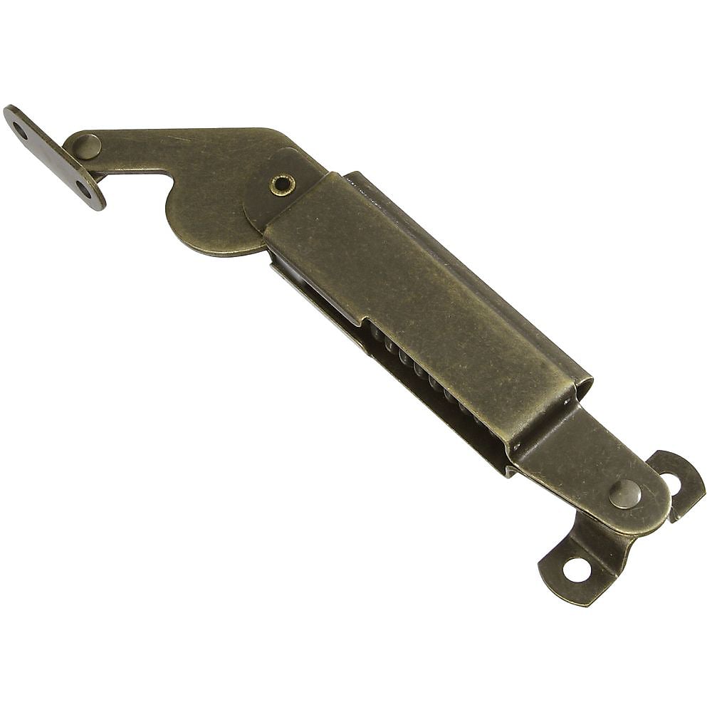Stanley National Hardware N208-678 Spring Lid Right Supports, Antique Brass