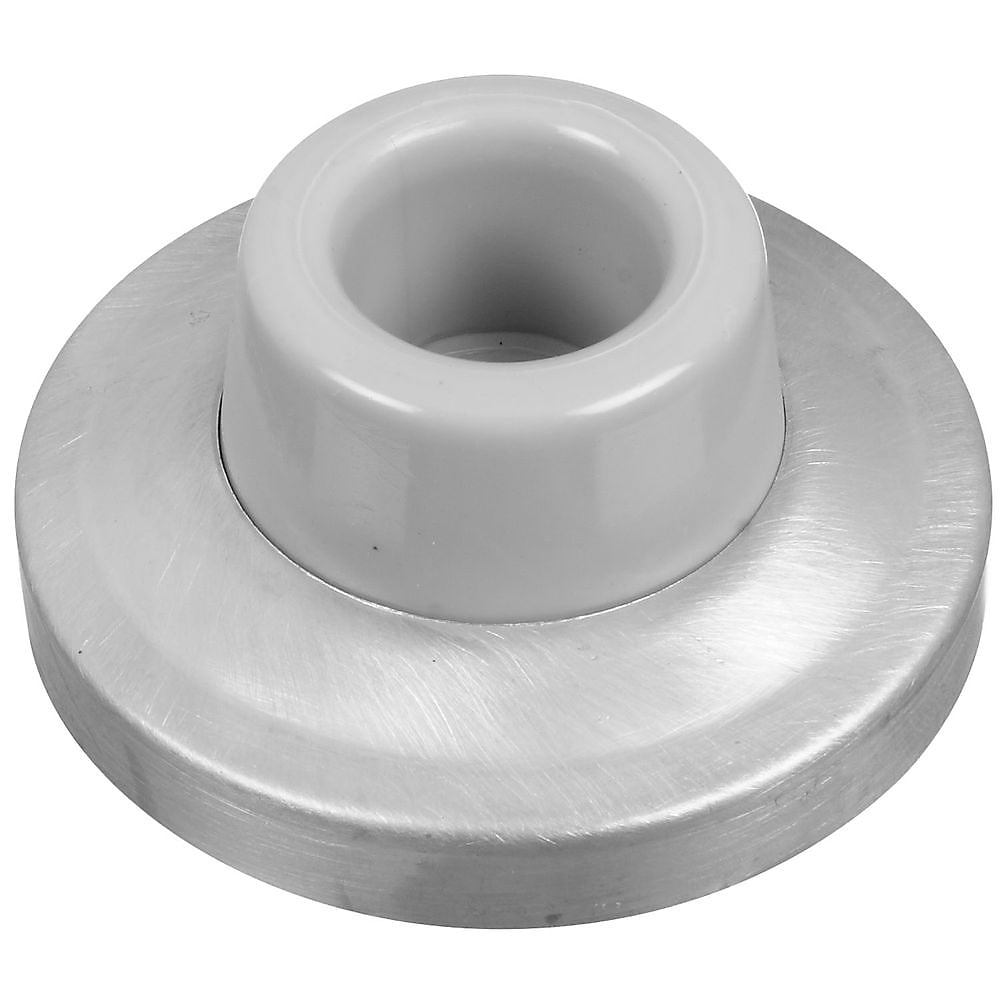 Stanley National Hardware N215-848 Chrome Wall Door Stop, Solid Brass