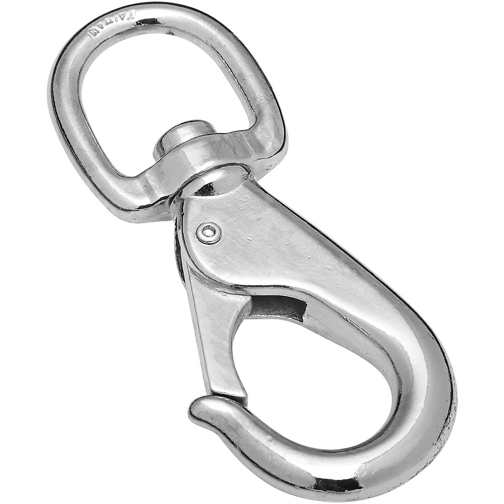 Stanley National Hardware N222-836 0.75 x 3.375 in. Snap Hook, Nickel