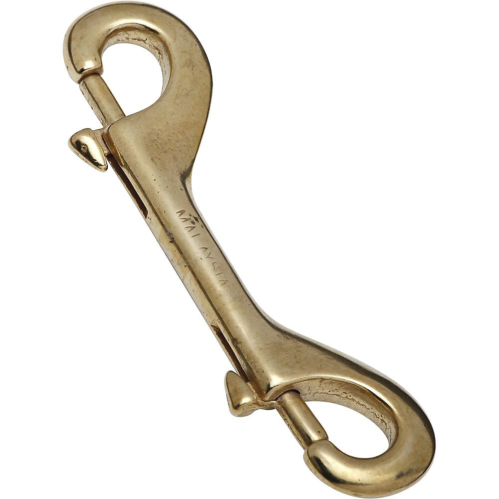 Stanley National Hardware N223-230 4.5 in. Double Snaps Bolt, Solid Bronze