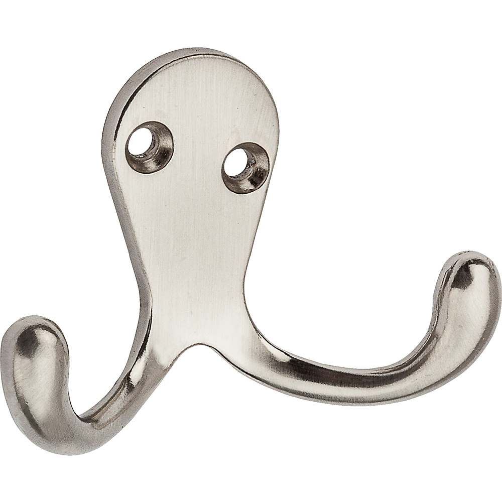 National Mfg. | National Hardware Storage Hook: Hook-on Mount, 35 lb Load Capacity, Die Cast Zinc - 1" OAL, 2" OAW, 1" OAH | 5-Pack | Part #N325-522