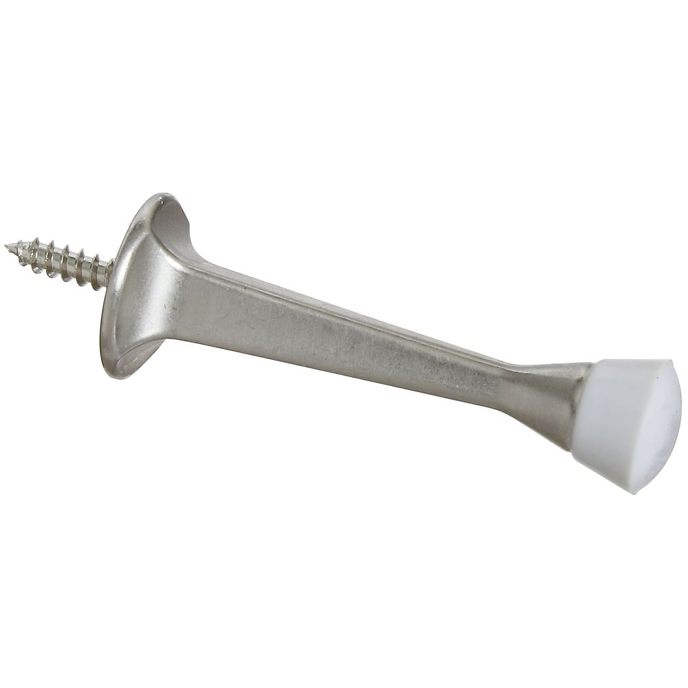 3 in Rigid Door Stops  Satin Nickel