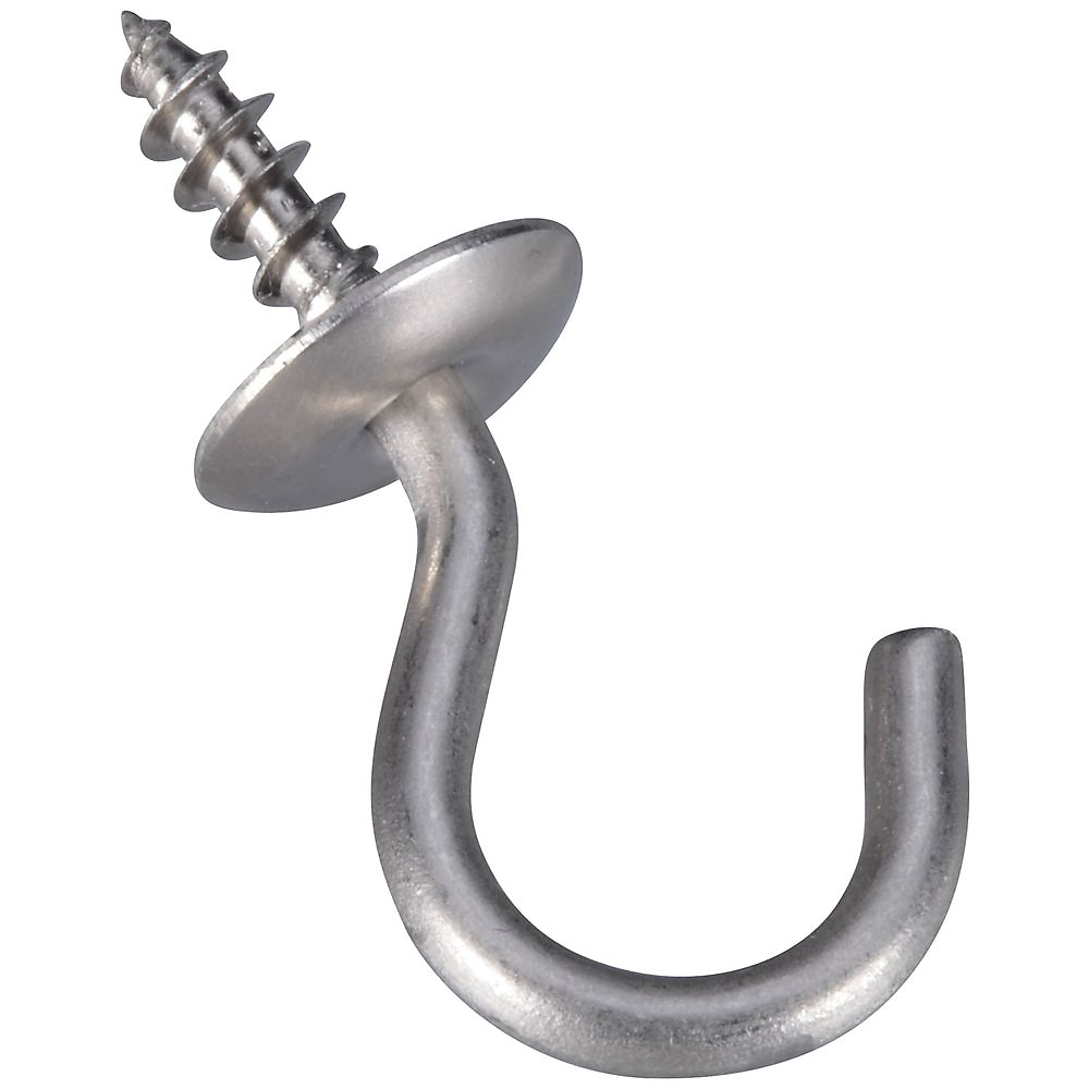Picture of Stanley National Hardware N348-433 0.75 in. Cup Hook&#44; Stainless Steel -  Pack of 5