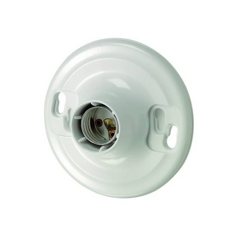 660 watts Keyless Lamp Holder, White - Medium